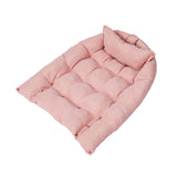 NNEIDS Pet Bed 2 Way Use Dog Cat Soft Warm Calming Mat Sleeping Kennel Sofa Pink L