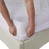 NNEIDS Mattress Protector Topper Cool Fabric Pillowtop Waterproof Cover Double
