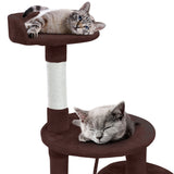 NNEIDS  1.1M Cat Scratching Post Tree Gym House Condo Furniture Scratcher Tower