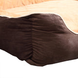 NNEIDS Pet Bed Mattress Dog Cat Pad Mat Puppy Cushion Soft Warm Washable XL Brown