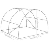 NNEVL Greenhouse 4 m² 2x2x2 m