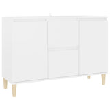 NNEVL Sideboard White 103.5x35x70 cm Chipboard