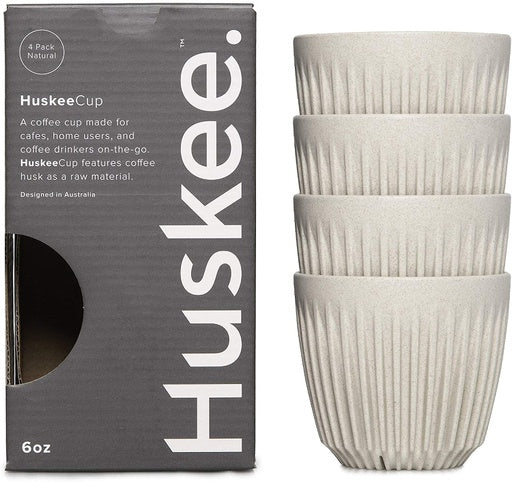 NNEWDS Huskee 6oz Cup  4 packs Natural