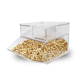 NNEIDS Premium Quality Acrylic Candy Bin Countertop Compartment 15L 6mm