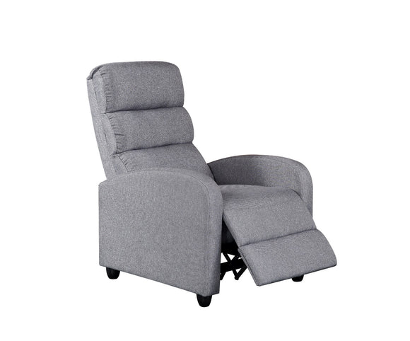 NNEDSZ Fabric Recliner Chair - Grey