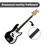 NNEDPE Karrera Electric Bass Guitar Pack - Black