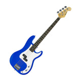 NNEDPE Karrera Electric Bass Guitar Pack - Blue