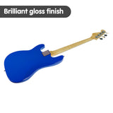 NNEDPE Karrera Electric Bass Guitar Pack - Blue