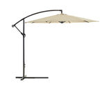 NNEDPE Sorrento Outdoor Living Cantilever Umbrella 2.7M - Beige