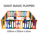 NNEDPE Jolly Kidz Giant Magic Panel Playpen