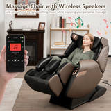 NNECW 3D Electric Zero Gravity Massage Chair with Shiatsu Kneading