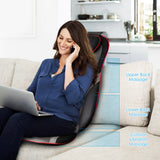 NNECW Automatic Shiatsu Back Massager with Heat for Home and Office Chair Use