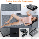 NNECW Vibration Massage Mat with 5 Vibration Modes for Easy Operation
