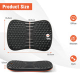 NNECW 360 Rotation Standing Desk Anti Fatigue Mat with Massage Points & Anti-slip Base