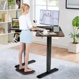 NNECW 360 Rotation Standing Desk Anti Fatigue Mat with Massage Points & Anti-slip Base