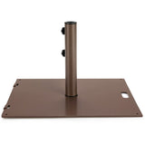 NNECW 18kg Heavy Duty Umbrella Base Stand with 2 Wheels and 3 Adapters
