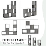NNECW 9-Cube Free Combination Bookcase for Living Room