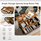 NNECW Multifunctional Pop-up Lift Top Coffee Table for Living Room-Coffee