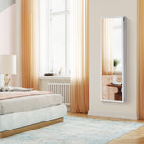 NNECW Jewelry Storage Cabinet with Full-Length Mirror for Bedroom