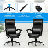 NNECW Ergonomic Executive Office Chair with Retractable Footrest for Office