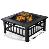 NNECW 3 in 1 Fire Pit with Spark Screen Cover