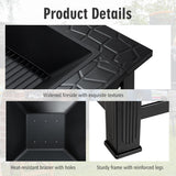 NNECW 3 in 1 Fire Pit with Spark Screen Cover