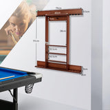 NNECW Wall Mounted Billiard Stick Holder for Club/Bar