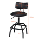 NNECW Modern Swivel Bar Stool with Adjustable Height for Shop &amp Bar-2 pieces