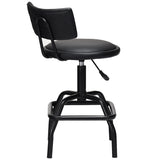 NNECW Modern Swivel Bar Stool with Adjustable Height for Shop &amp Bar-2 pieces