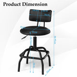 NNECW Modern Swivel Bar Stool with Adjustable Height for Bar & Shop