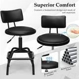NNECW Modern Swivel Bar Stool with Adjustable Height for Bar & Shop