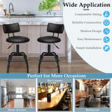 NNECW Modern Swivel Bar Stool with Adjustable Height for Bar & Shop