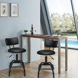 NNECW Modern Swivel Bar Stool with Adjustable Height for Bar & Shop