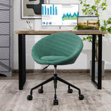 NNECW Armless Desk Chairs with Curved Backrest for Office & Bedroom