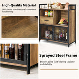 NNECW Industrial Freestanding Storage Cabinet with 2 Door Cabinets-1-Tier