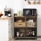 NNECW Industrial Freestanding Storage Cabinet with 2 Door Cabinets-1-Tier