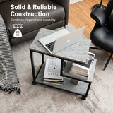 NNECW 3-Tier Accent Table with Universal Casters