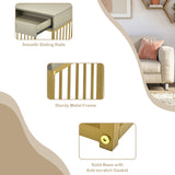 NNECW 2-Piece Nesting Coffee Table Set with Drawer and Shelf
