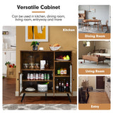 NNECW Buffet Serving Cupboard with 2 Open Compartments