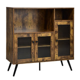 NNECW Buffet Serving Cupboard with 2 Open Compartments