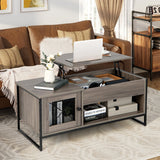 NNECW Multifunctional Accent Coffee Table with Lifting for Living Room