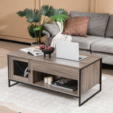NNECW Multifunctional Accent Coffee Table with Lifting for Living Room