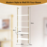 NNECW Wall Mounted Display Rack Bookshelf for Office