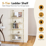 NNECW Wall Mounted Display Rack Bookshelf for Office