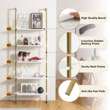 NNECW Wall Mounted Display Rack Bookshelf for Office