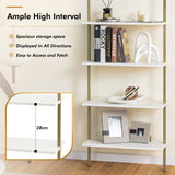 NNECW Wall Mounted Display Rack Bookshelf for Office