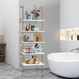 NNECW Wall Mounted Display Rack Bookshelf for Office
