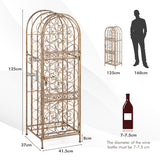 NNECW 45 Bottles Metal Wine Rack with Lockable Door for Kitchen/Bar Cellar