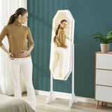 NNECW Jewellery Armoire with Full-Length LED Mirror for Bedroom