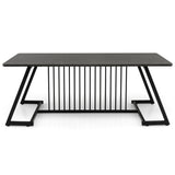 NNECW Stylish Modern Coffee Table with Spacious Tabletop for Living Room/Office/Reception Room